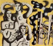 Fernard Leger Three body-s design oil painting